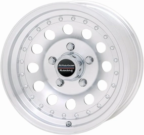 American Racing AR62 Outlaw II, 15x7 Wheel with 5 on 5.5 Bolt Pattern - Machined With Clear Coat - AR625785