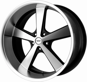 American Racing Vintage VN701 22X9 5X5.0 G-BLK MACH 15MM - VN70122950315