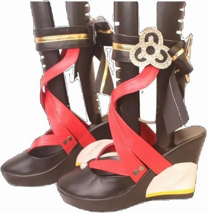 Anime Game Genshin Impact Chiori Cosplay Shoes Women Shoes Game High Heel Role Play Halloween
