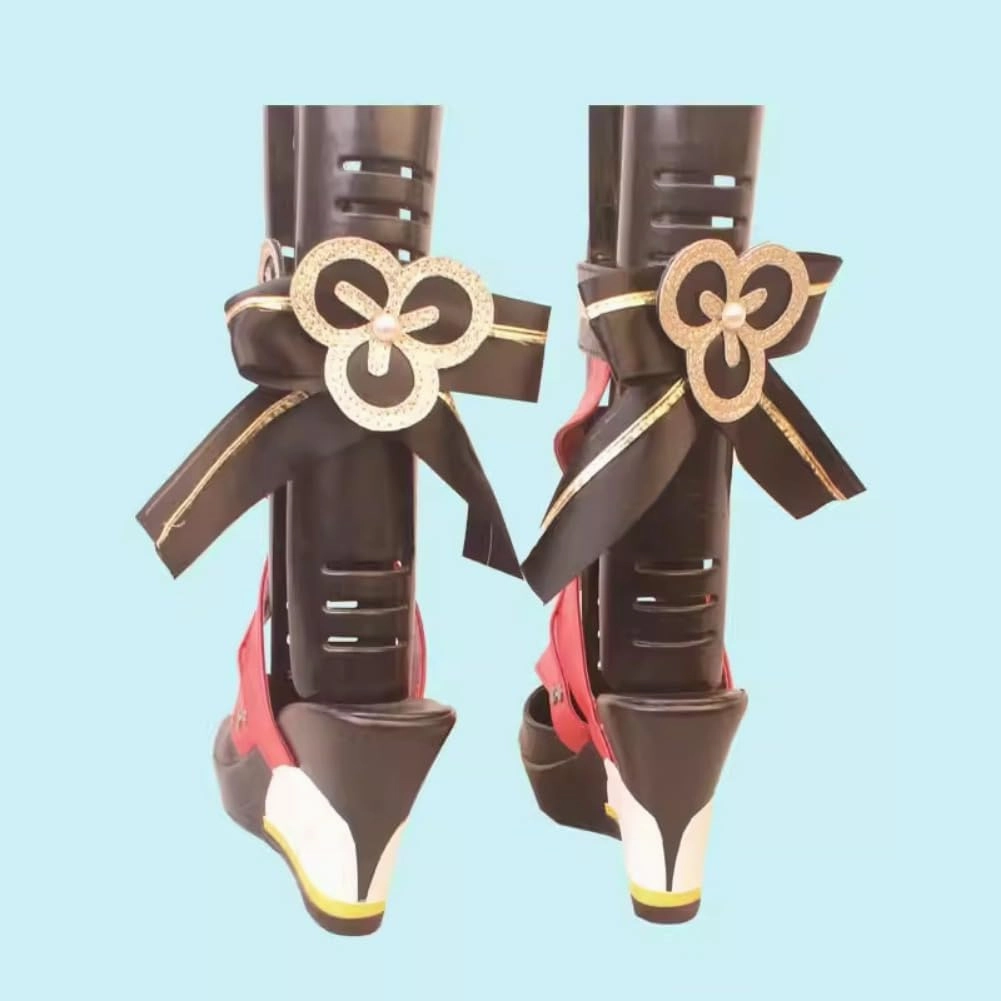 Anime Game Genshin Impact Chiori Cosplay Shoes Women Shoes Game High Heel Role Play Halloween