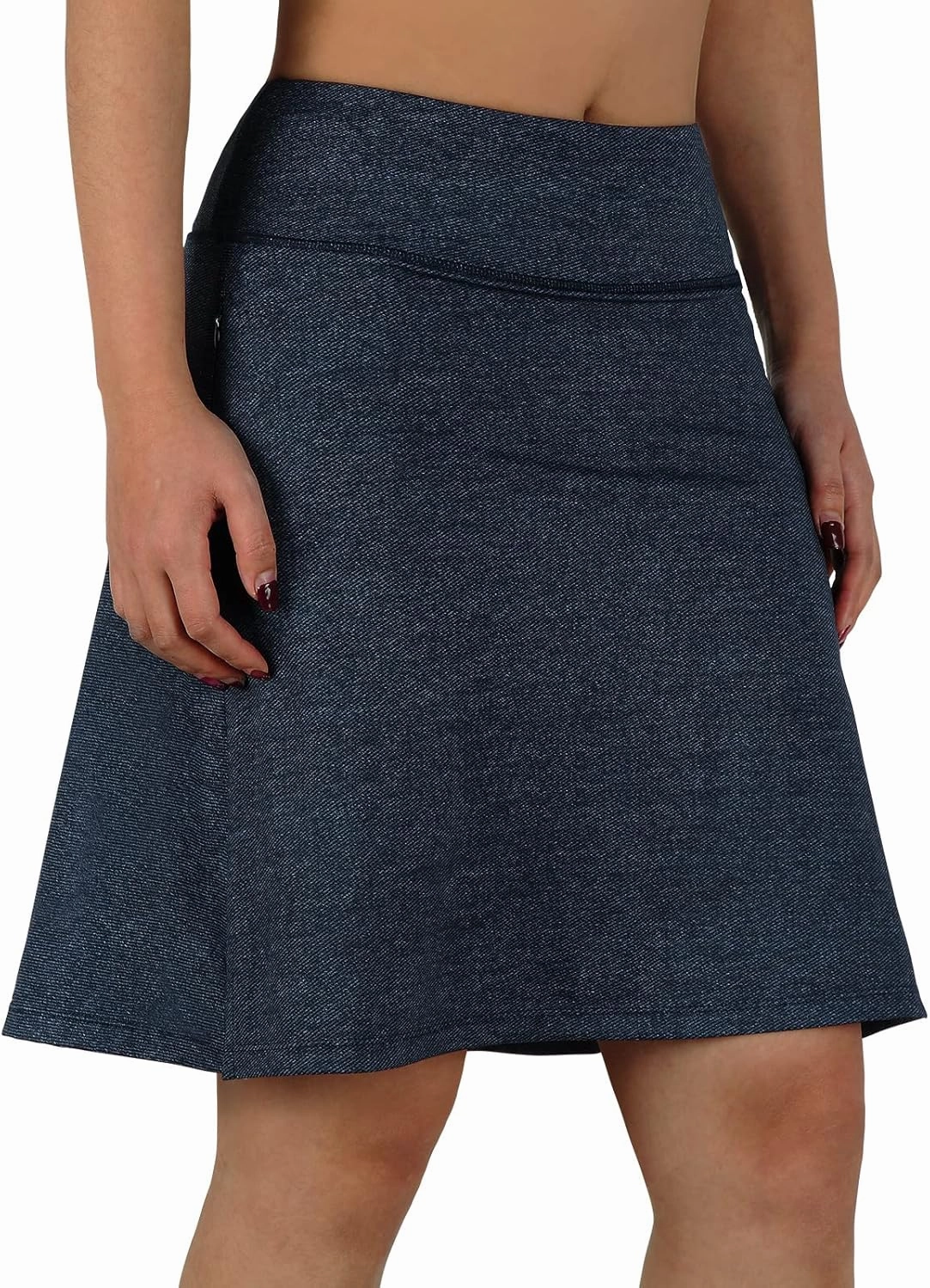 ANIVIVO Women's Skorts Skirts 20" Knee Length,Tennis Golf Pickleball Sports Skirts with High Waisted Zipper Pockets