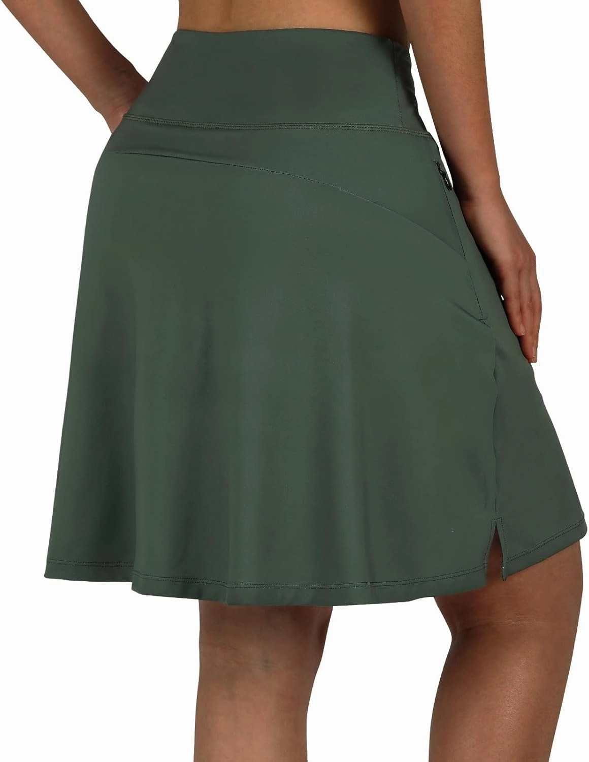 ANIVIVO Women's Skorts Skirts 20" Knee Length,Tennis Golf Pickleball Sports Skirts with High Waisted Zipper Pockets