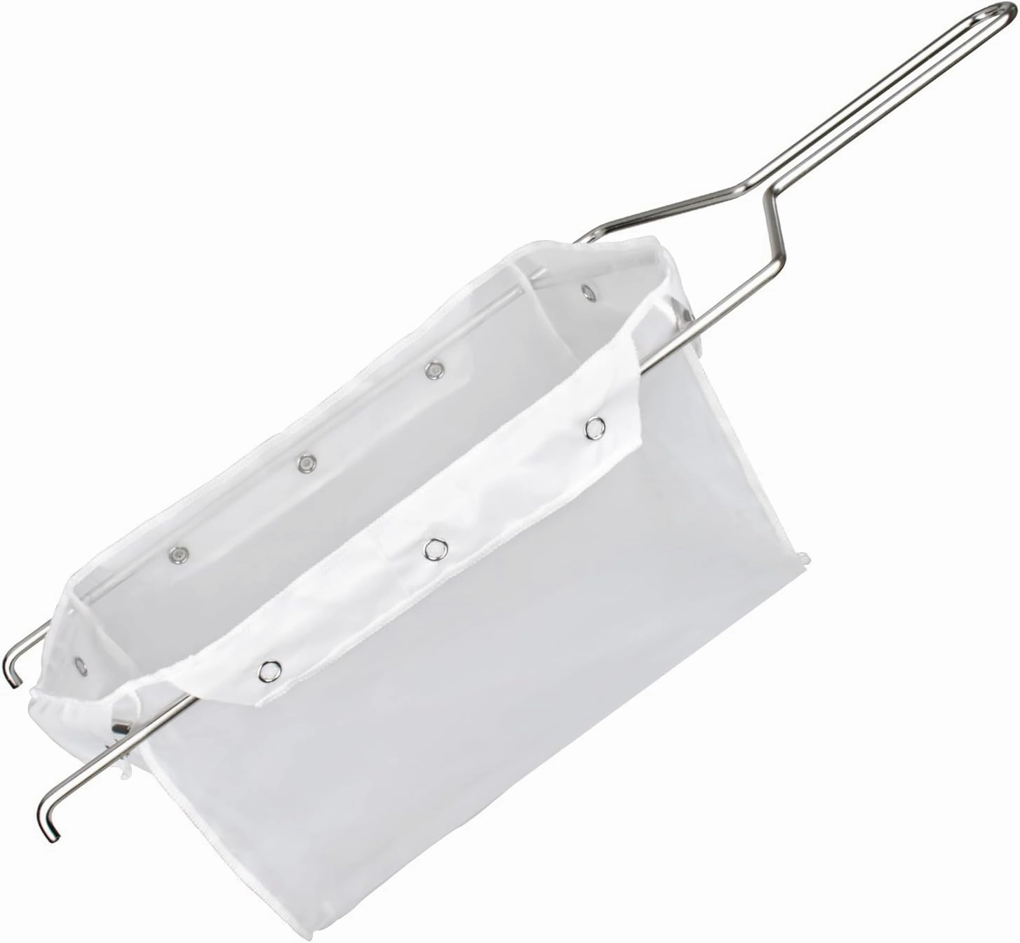 ANTOBLE Fryer Filter Bag & Frame, Flow Filter Bag Combination, Reusable Deep Fryer Oil Filter Strainer, Suitable for 70 lb Polishing Oil