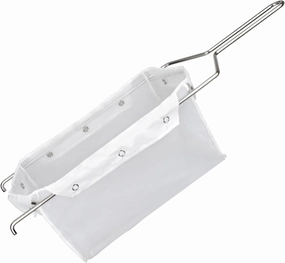 ANTOBLE Fryer Filter Bag & Frame, Flow Filter Bag Combination, Reusable Deep Fryer Oil Filter Strainer, Suitable for 70 lb Polishing Oil