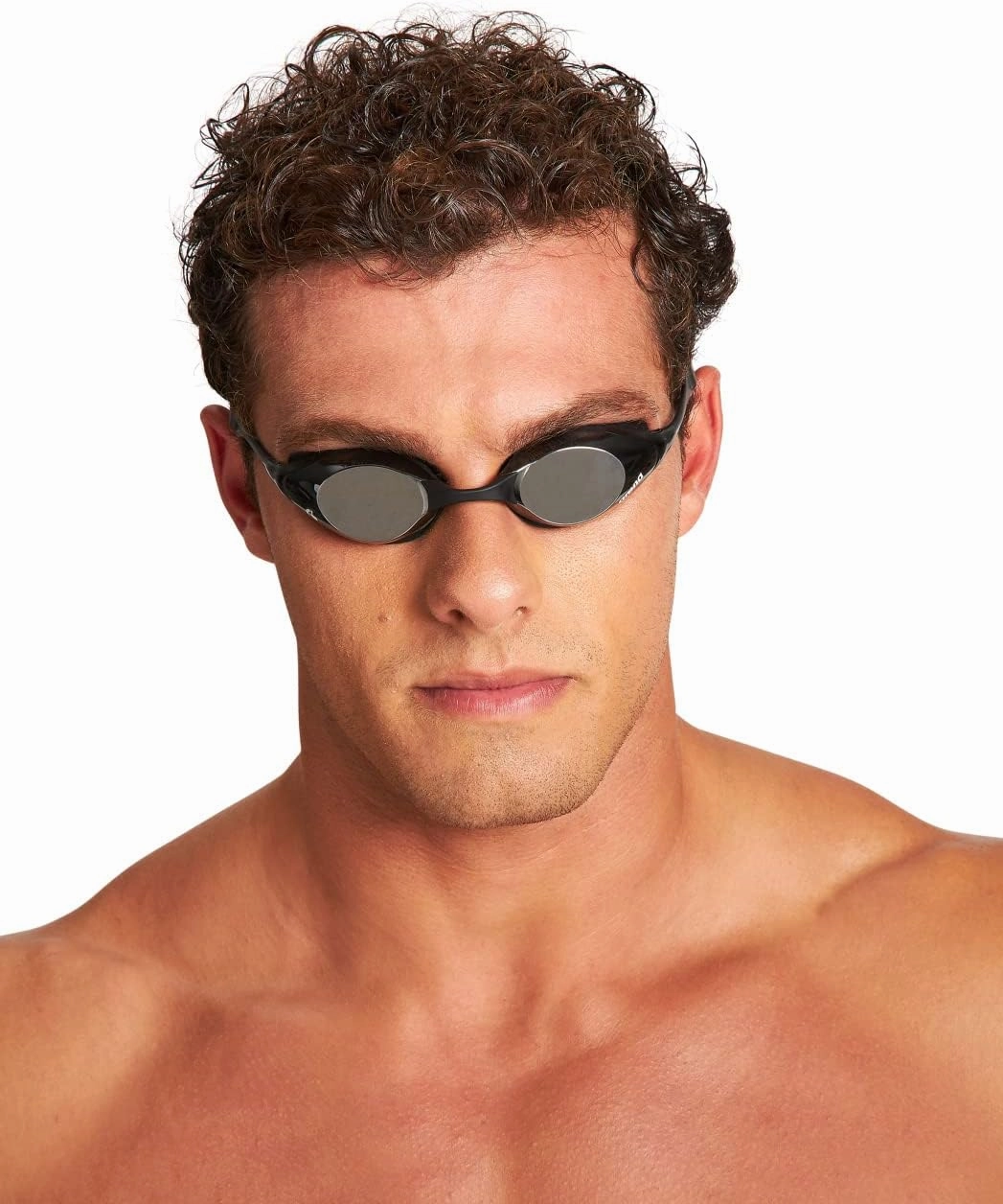 ARENA Unisex Adult Cobra Swipe Anti-Fog Racing Swim Goggles Polycarbonate Mirror/Non-Mirror Lens Hydrodynamic Design
