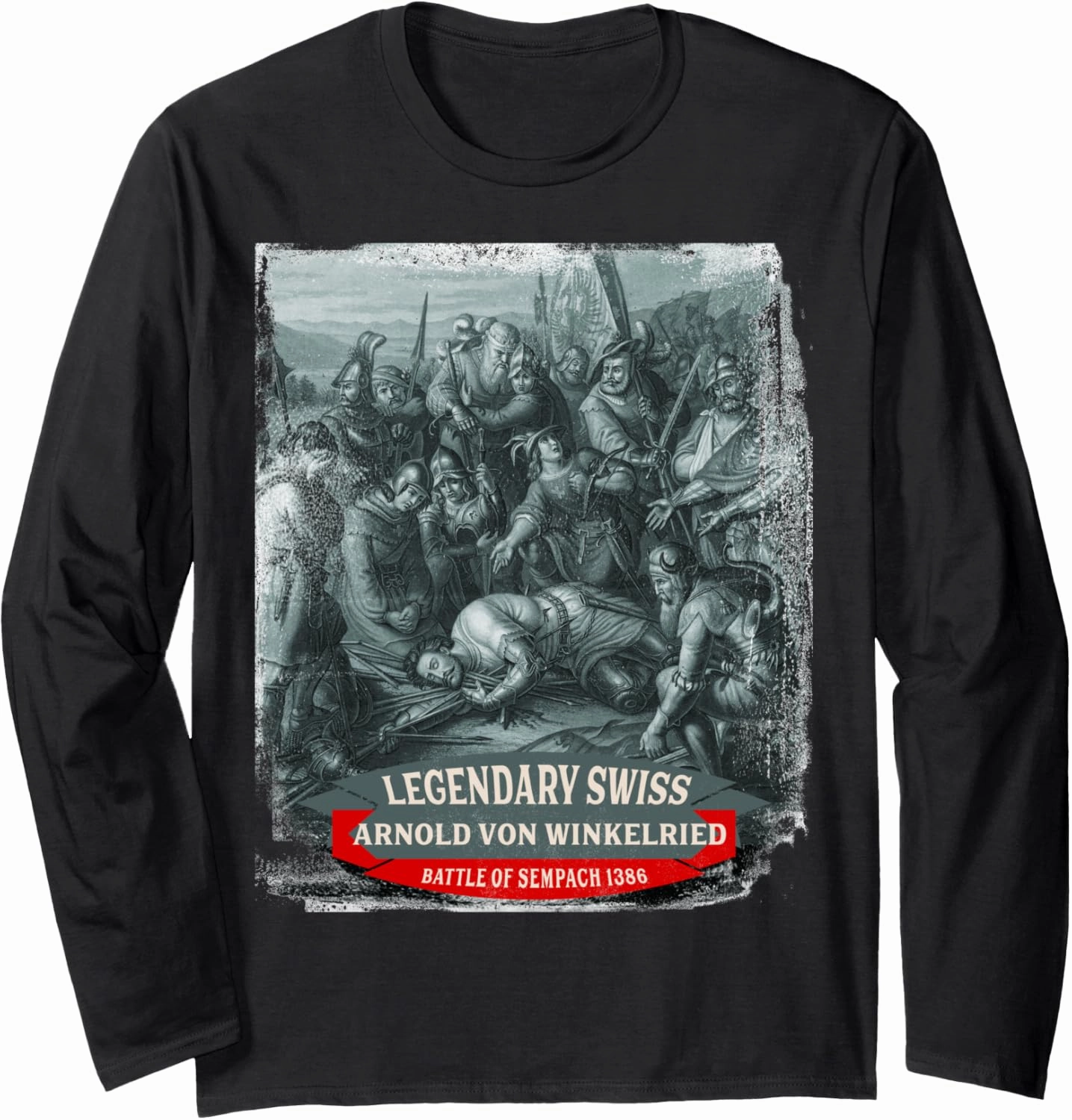 Arnold von Winkelried Swiss Legendary Hero Long Sleeve T-Shirt