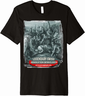 Arnold von Winkelried Swiss Legendary Hero Premium T-Shirt