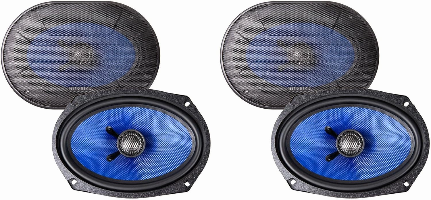 Audiosavings Bundle: Pair Hifonics HCC69CX 6x9 150 Watt 2-Way Coaxial Car Stereo Speakers (2 Items)