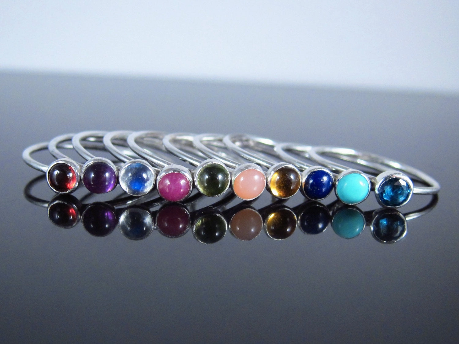 August Birthstone Ring Peridot-Sterling Silver