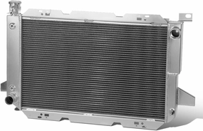 Auto Dynasty Radiator Compatible with 1985-1996 Ford Bronco F150 F250 F Super Duty 5.0L 5.8L 7.5L V8 GAS OHV MT, 3-Row Cooling Radiator, Tri-Core, Full Aluminum