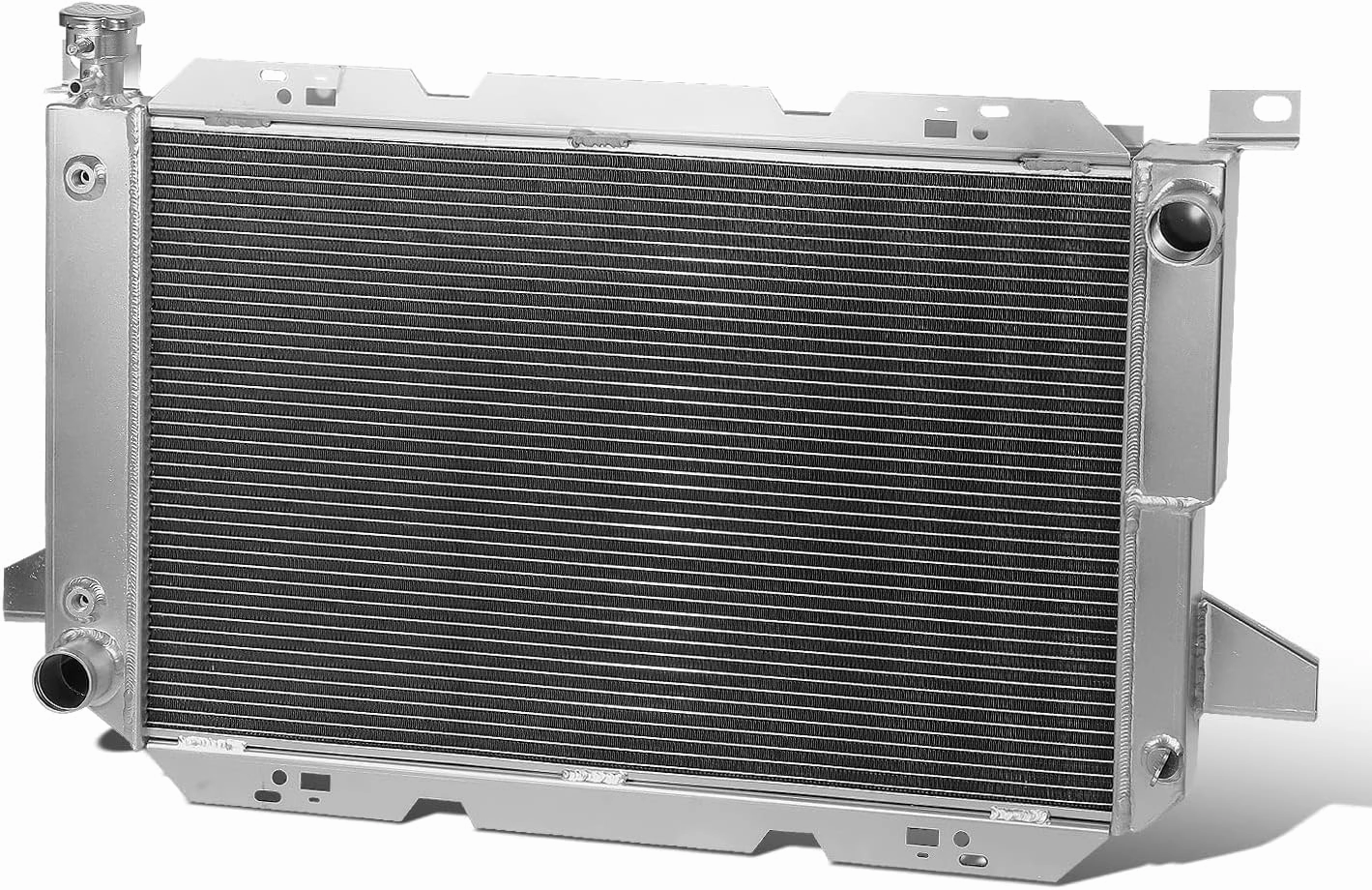 Auto Dynasty Radiator Compatible with 1985-1996 Ford Bronco F150 F250 F Super Duty 5.0L 5.8L 7.5L V8 GAS OHV MT, 3-Row Cooling Radiator, Tri-Core, Full Aluminum