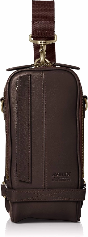 AVIREX(アヴィレックス) Omnidirectional 2-Way Leather Body Bag