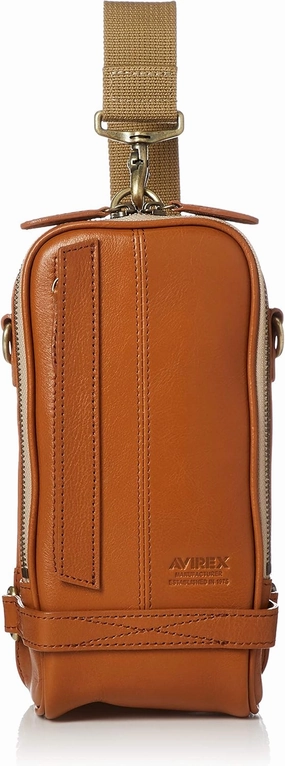 AVIREX(アヴィレックス) Omnidirectional 2-Way Leather Body Bag