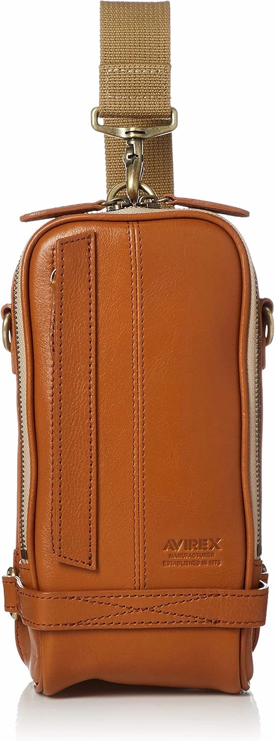AVIREX(アヴィレックス) Omnidirectional 2-Way Leather Body Bag