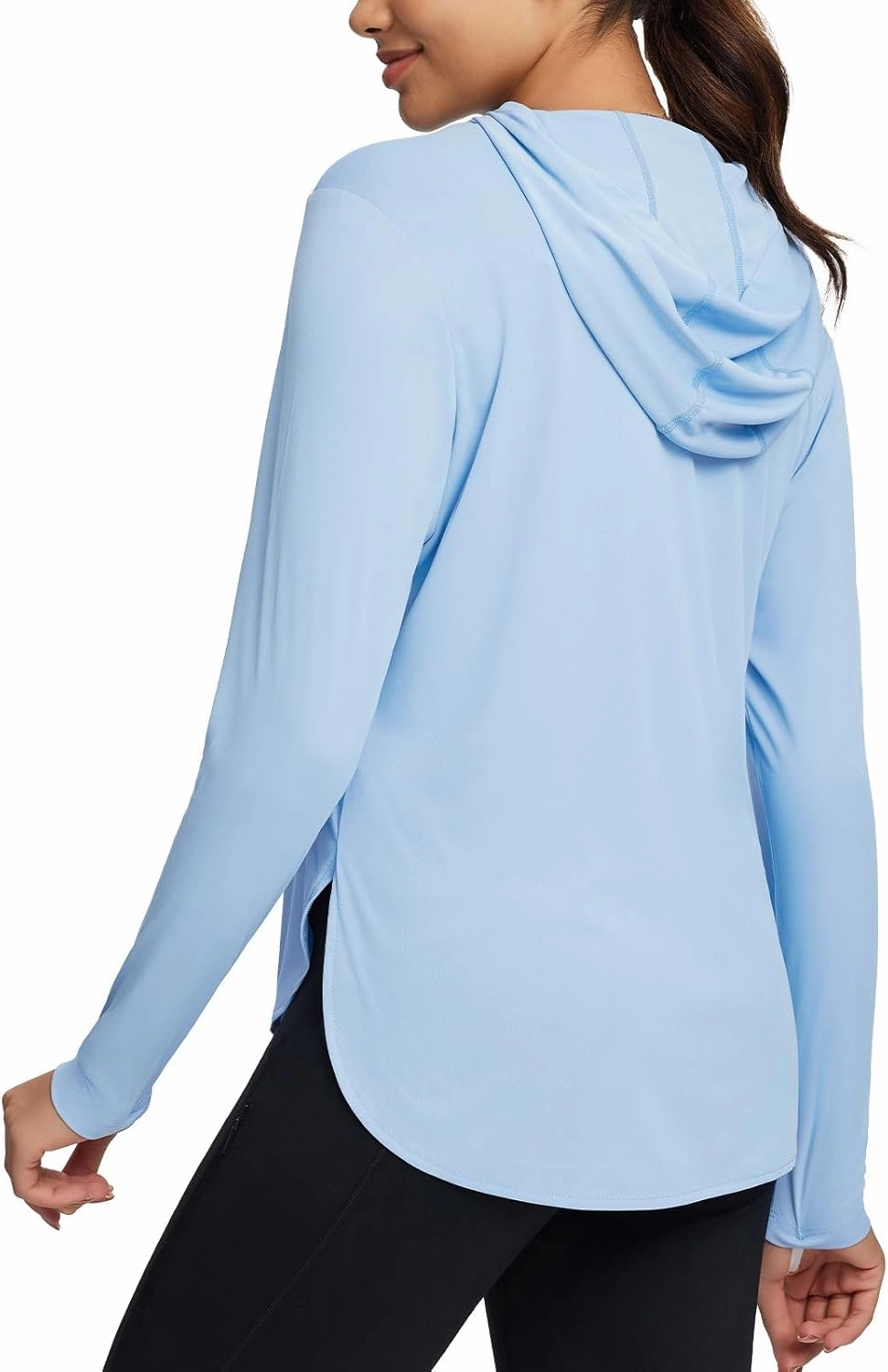 baleaf Women's UPF 50  Sun Shirt with Hoodie SPF Long Sleeve UV Protection Clothing Hiking Fishing Outdoor Lightweight