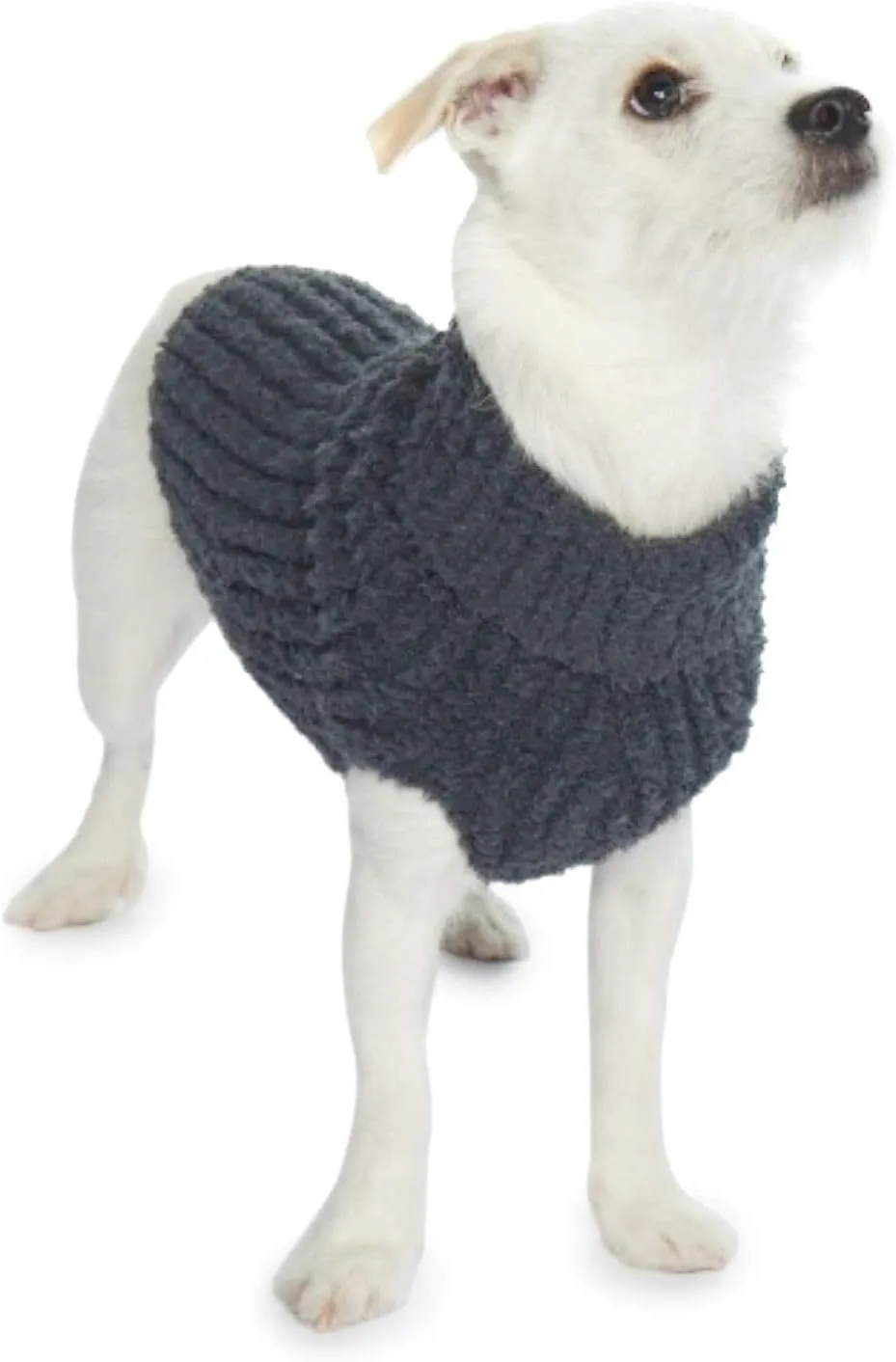 Barefoot Dreams CozyChic Ribbed Pet Sweater, Dog Clothes- Slate Blue