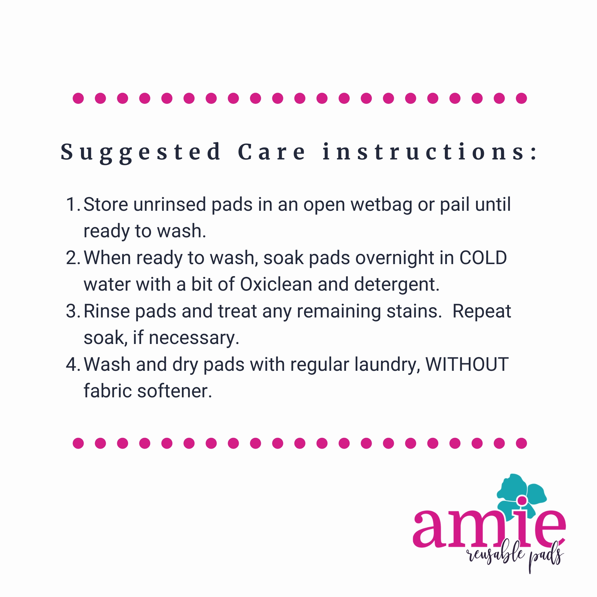 Basic Reusable Pad Starter Set