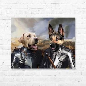 BATTLE ROYALE - CUSTOM PET PORTRAIT CANVAS