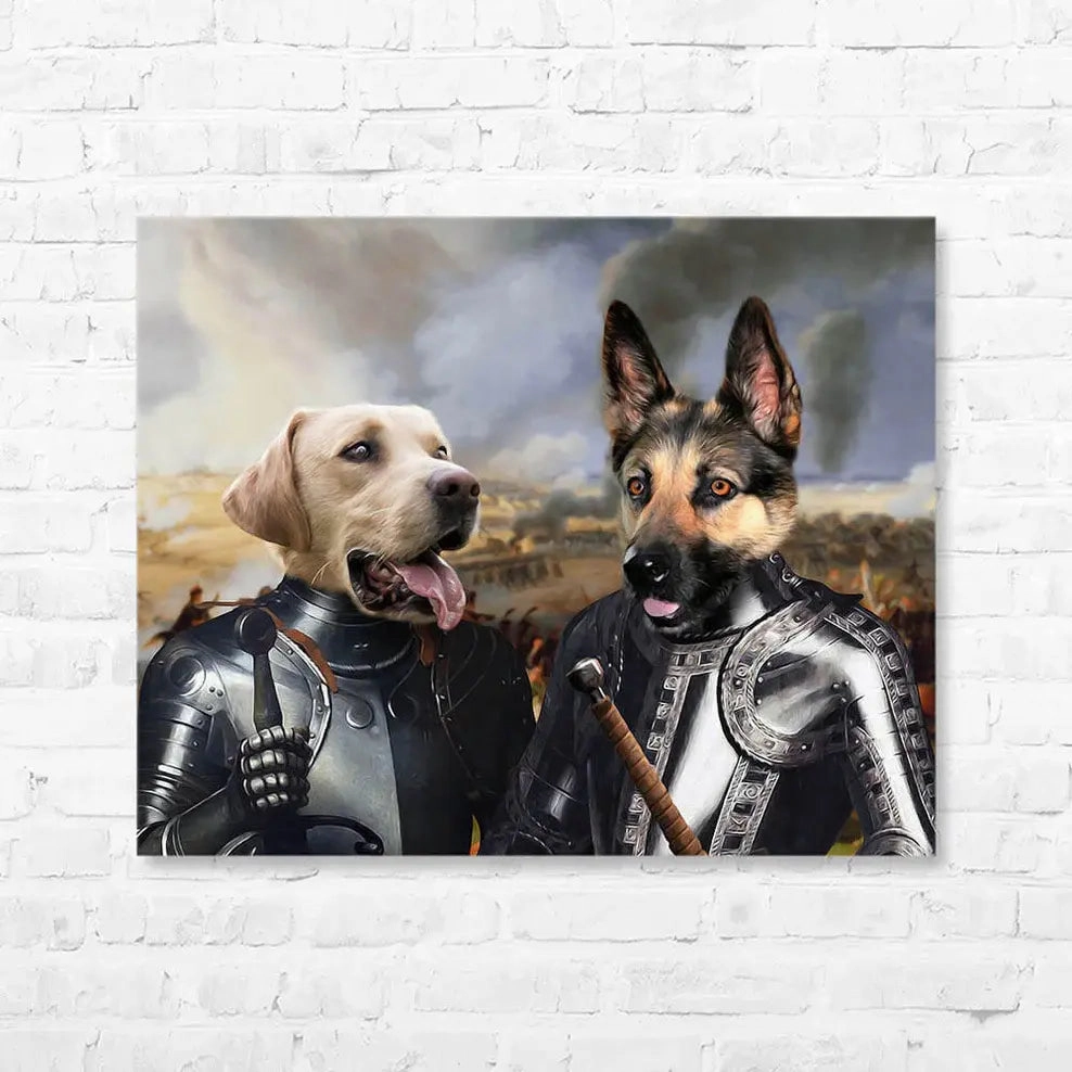 BATTLE ROYALE - CUSTOM PET PORTRAIT CANVAS