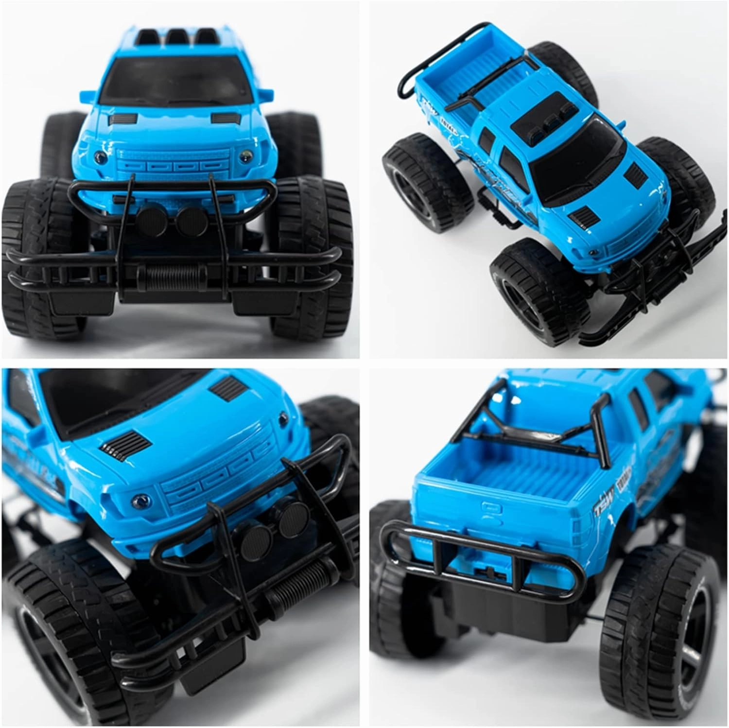 Beginner Rv Truck for Kids,Blue Off-Road RC Trucks,1:18 Scale Crawlers Toy for Kids Aged 4-9