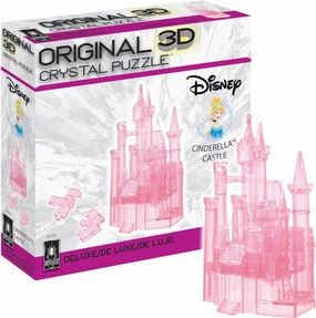 BePuzzled, Disney Cinderella's Castle Deluxe Original 3D Crystal Puzzle, Perfect for Puzzlers Ages 12 and Up, Challenging to Complete and Beautiful to Display, Collect Them All