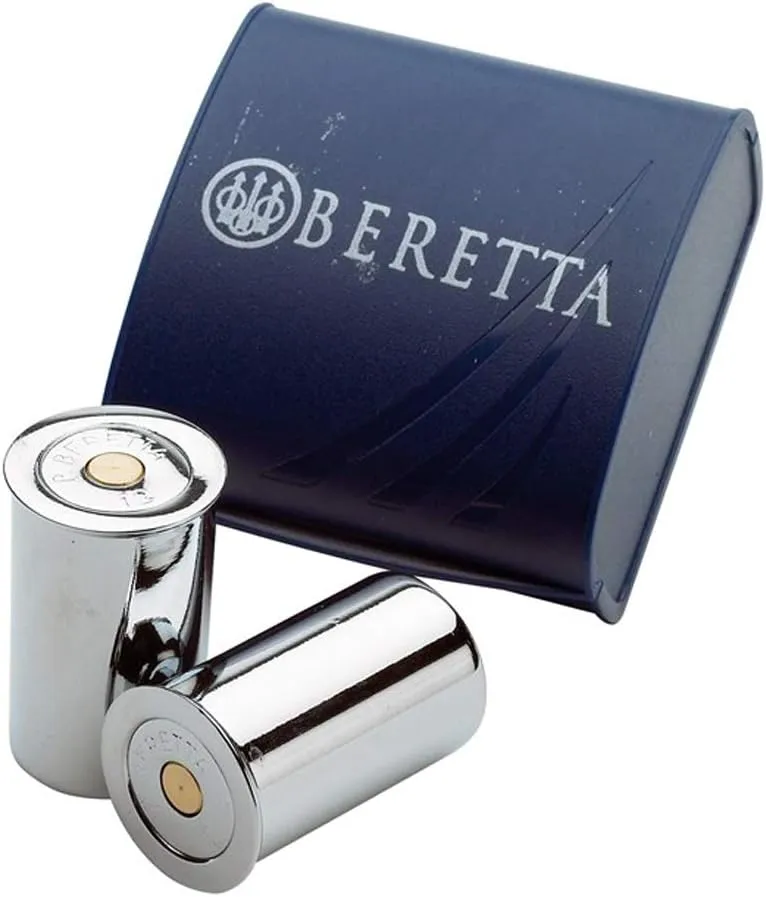 Beretta Waterfowl Hunting Short Gun Safety Care Nickel Plated Brass Deluxe Snap Caps 2 pcs Set