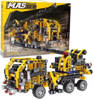 BIRANCO. Crane Truck Building Kit - Educational Learning STEM Building Blocks Toys Gifts for 8, 10, 12 yr Old Kids, Engineering Construction Set for Boys & Girls Age 6, 7, 9, 11, 13 Years Up
