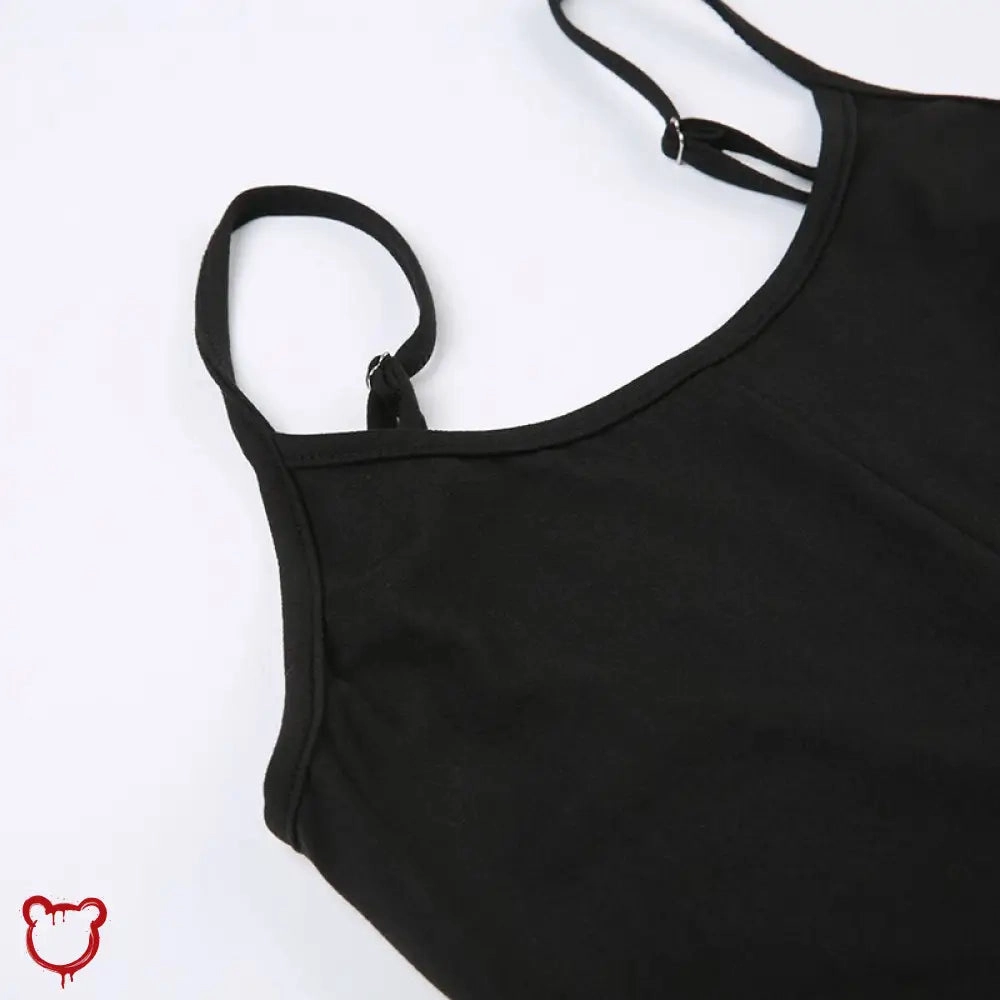 Black Backless Jumpsuit with Top