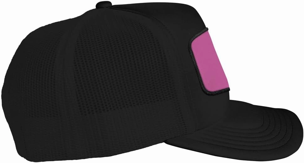 Blackest Night Lanterns Sublimated Patch Adjustable Snapback Foam Trucker Hat - Unisex for Men and Women, Collection