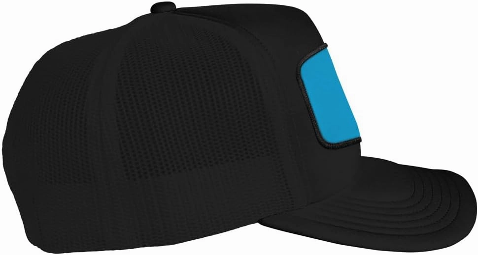 Blackest Night Lanterns Sublimated Patch Adjustable Snapback Foam Trucker Hat - Unisex for Men and Women, Collection
