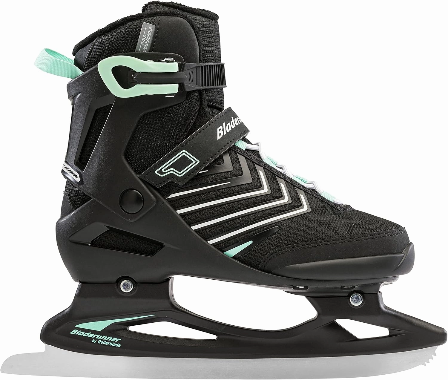 Bladerunner Ice by Rollerblade Igniter XT Womens, Black and Winter Green, Ice Skates