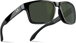 Bnus italy made classic sunglasses corning real glass lens w. polarized option