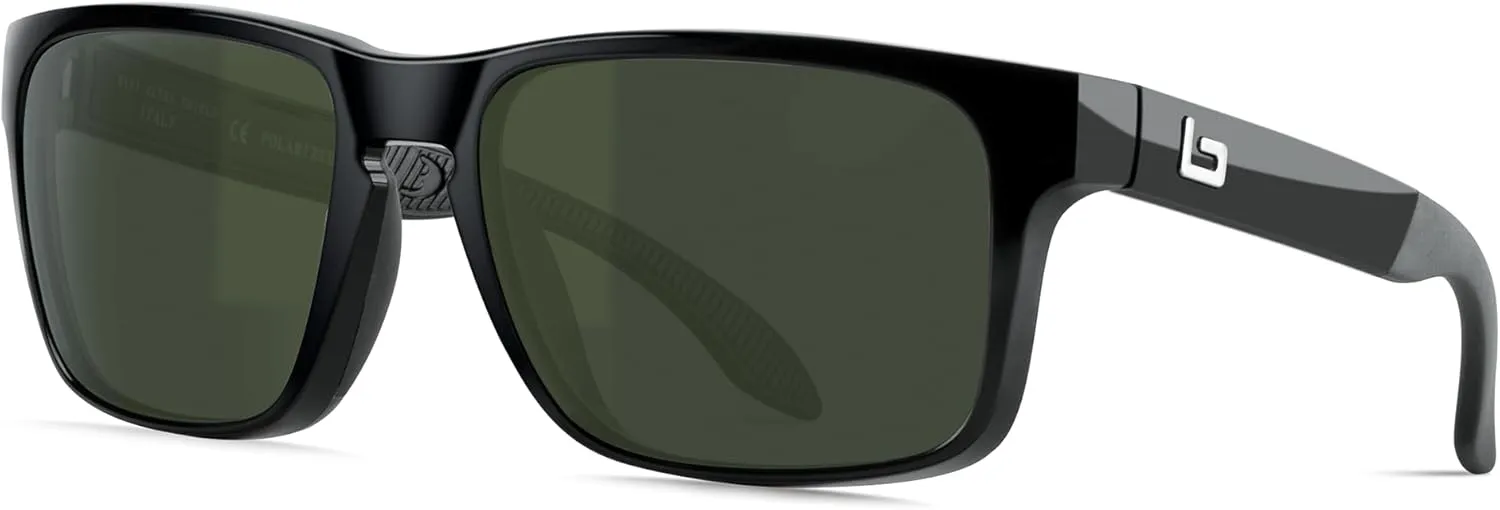 Bnus italy made classic sunglasses corning real glass lens w. polarized option