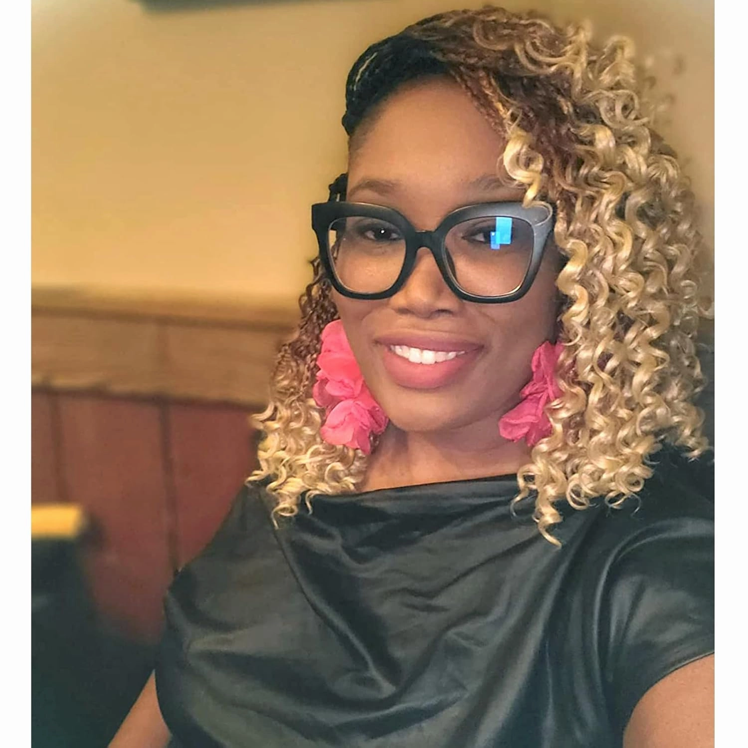 Boho Box Braids Crochet Hair for Women 10 Inch 7packs Goddess Box Braids with Curly Ends 3X Short Bob Crochet Braids for Kids Synthetic Bohemian Braiding Hair Extensions (1B/30/613)
