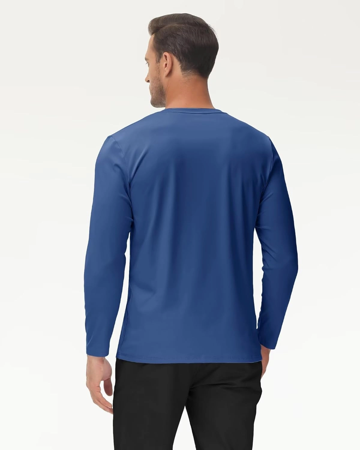Boladeci Men's UPF 80  Sun Shirts Long Sleeve Lightweight UV Protection SPF Shirts Rash Guard Swim T-Shirts