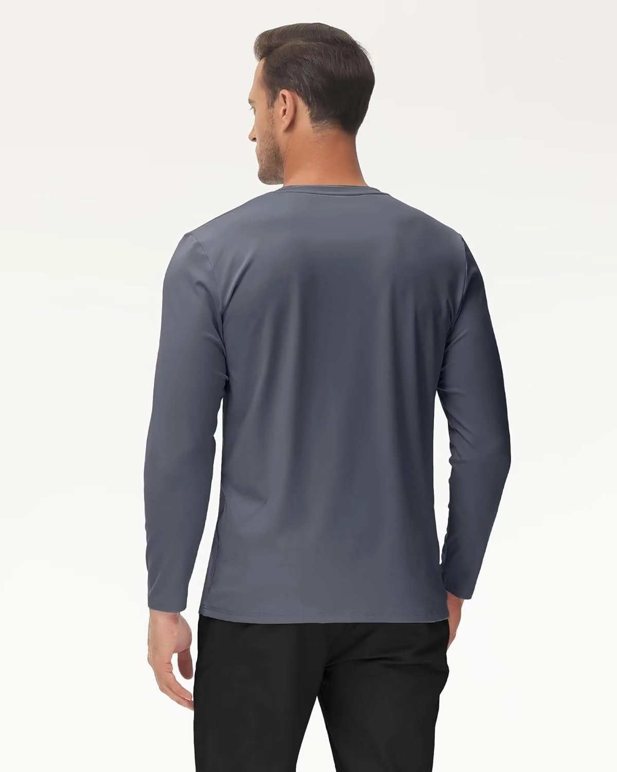 Boladeci Men's UPF 80  Sun Shirts Long Sleeve Lightweight UV Protection SPF Shirts Rash Guard Swim T-Shirts