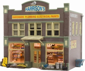 BR5022 Woodland Scenics Co HO Built-&-Ready(R) Landmark(TM) Assembled Structures Harrison's Hardware