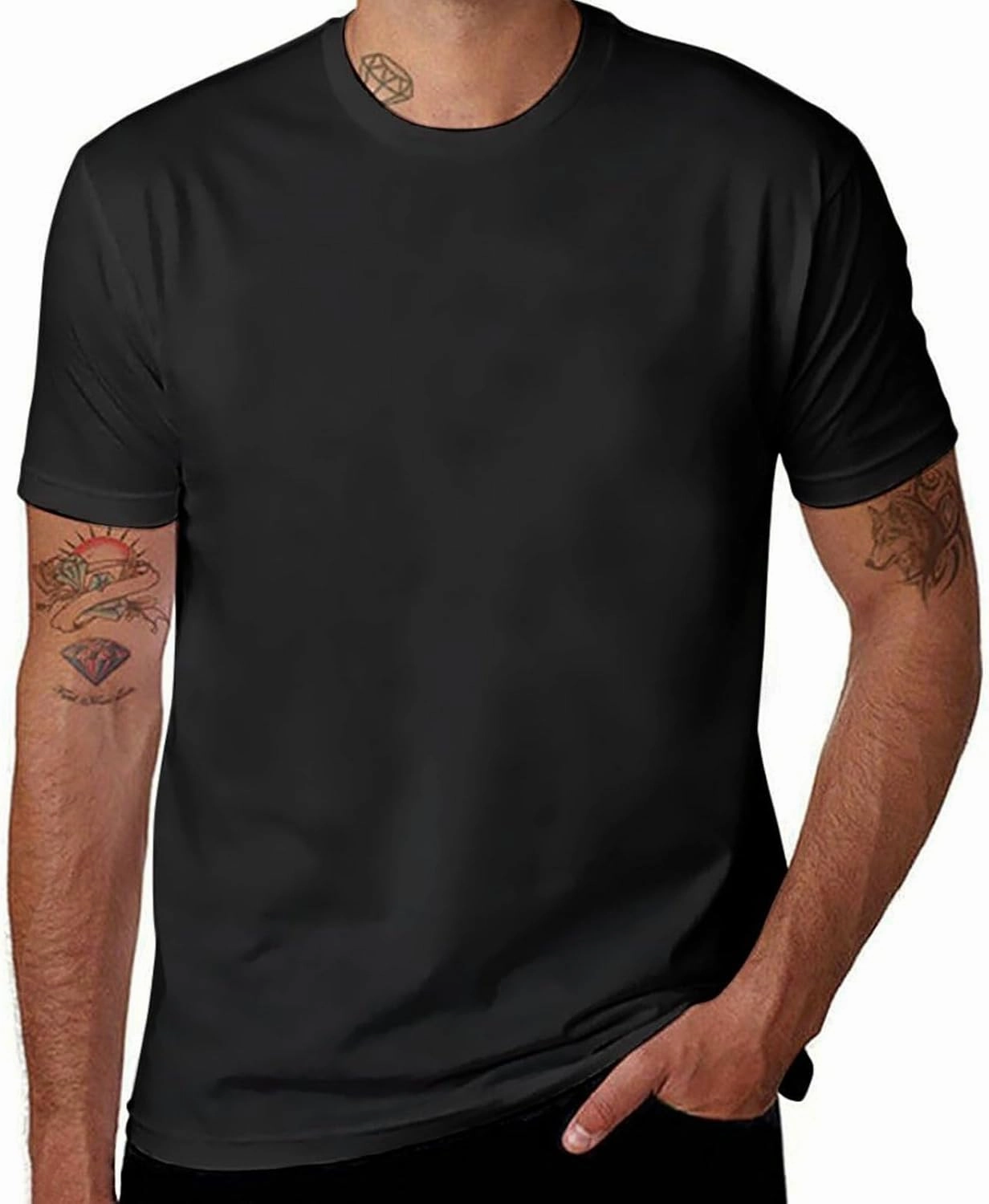 Bugatti Racing Logo Men's T Shirt Black