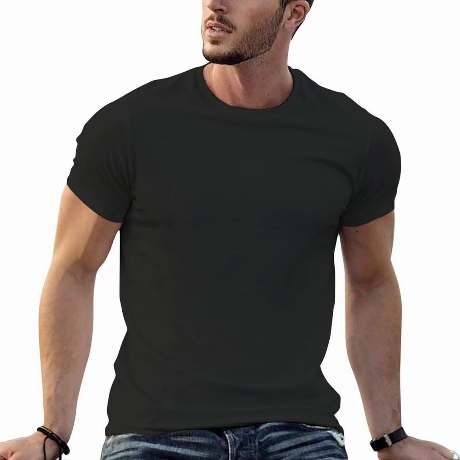 Bugatti Racing Logo Men's T Shirt Black