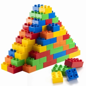 Building Blocks For Toddlers 1-3  (300 Mega Blocks) Large Toy Blocks Compatible
