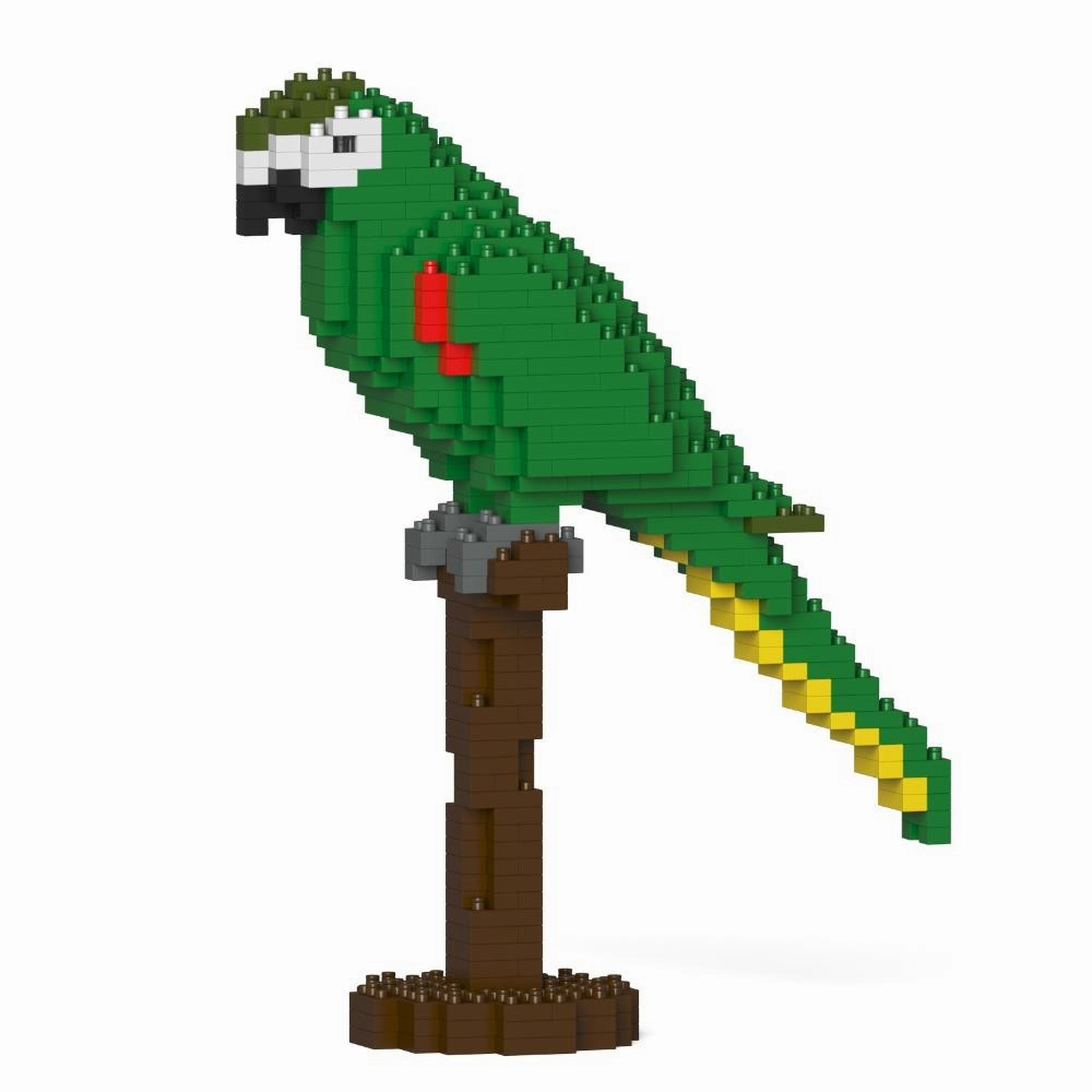 Building Blocks Model Hahn's Macaw Bird 470 Pieces