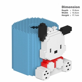 Building Blocks Model Pochacco Dog Tissue Box 1230 Pcs