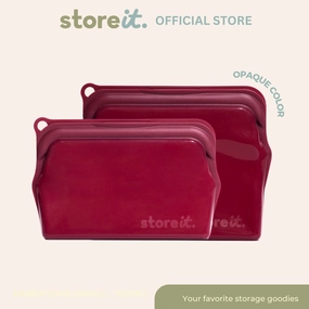 Burgundy Red Opaque - Set of 2 (Small 330ml & Medium 470ml)