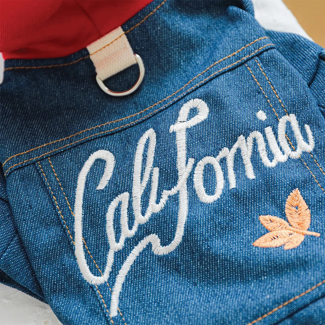 California Denim Dog Jacket