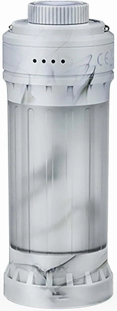 Camping light, long-lasting outdoor lighting, portable and rechargeable,500 Lumen Compact Lantern, USB-C Rechargeable and Multifunctional with Red Light and Colorful Ambient Lights (Iceberg White)