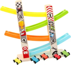 Car Gliding Toy Rails Children's Interactive Toy Smooth Sliding Safe Design 1 Set