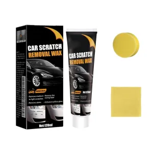 Car Scratch Remover & Erase Car Scratches Repair Paste Kit with Sponge/Wipe - Grade Polish Wax for Cars Quick Scratch Removal, Long-Lasting Protection, Easy Application (2)