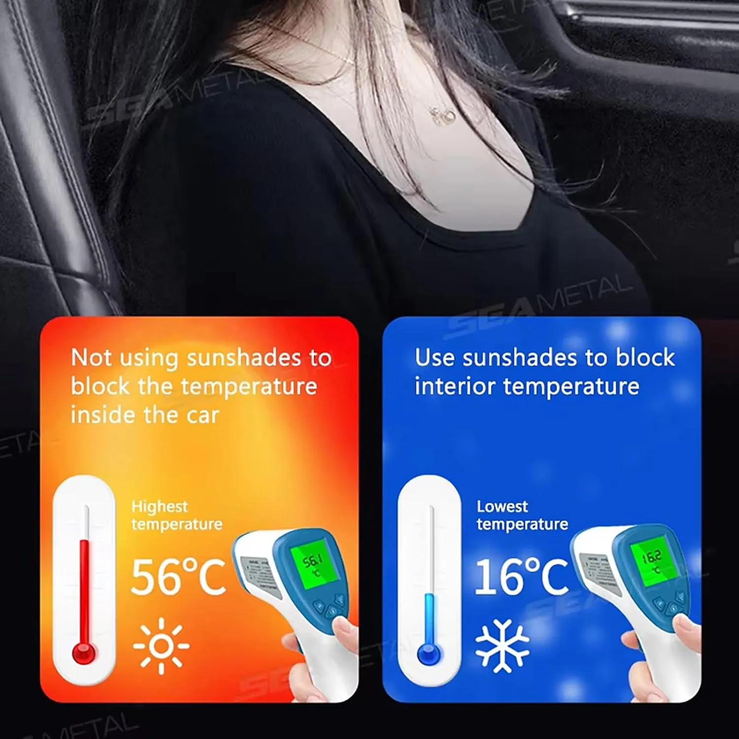 Car Side Window Sunshades for MAXUS T70 2019-2024,Automotive Window Tint Shades,Quick Install,Block UV and Protect Privacy,Rear Windshield
