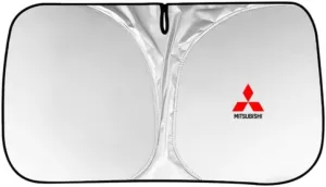 Car Windshield Sunshade for Mitsubishi ASX 2010-2012, Block UV Rays Sun Visor Protector, Front Window Sunshades, Windscreen Sunshade,B 145CM