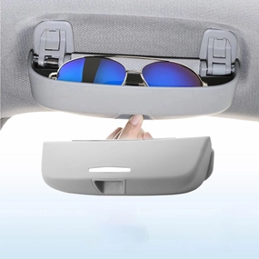 Car Glasses Case for Ford for Falcon for Mondeo for Taurus for Everest, Sunglasses Case Glasses Case Storage Box Stowing Tidying Interior Accessories